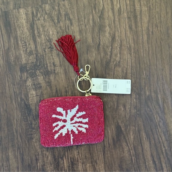 Anthropologie beaded coin purse-summer edition  size 3.5” by 5” - Picture 9 of 10